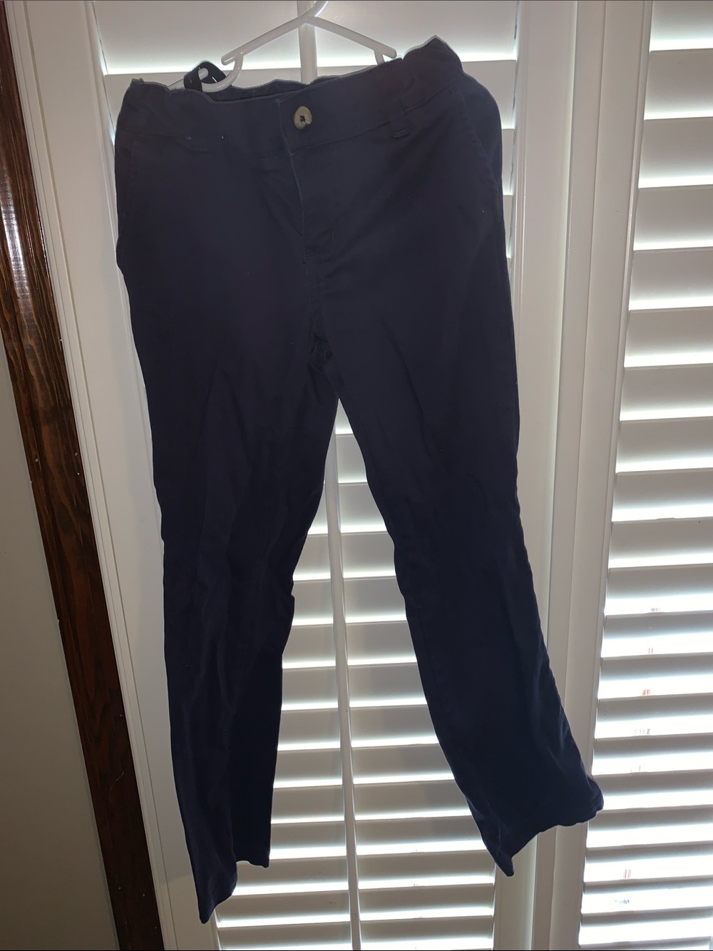 Girls school uniform navy straighten pants by French Toast